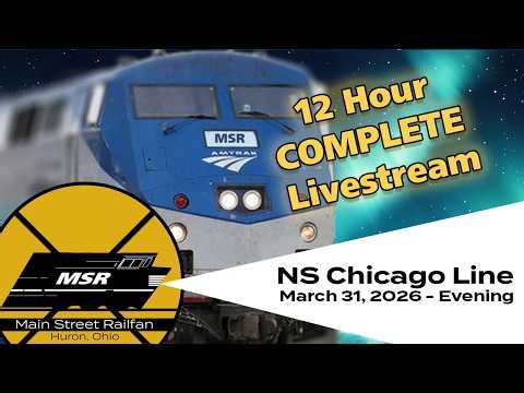 March 31, 2026 #2 - Huron, Ohio, USA | LIVE Train Camera