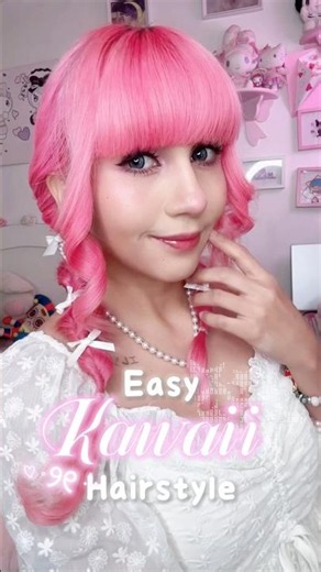 #Kawaii Hairstyle 🎀 EASY and QUICK Tutorial ✨