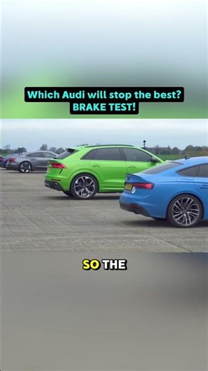 Which car will stop first?!