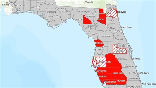 No fireworks allowed. These Florida counties under burn bans on New Year's Eve