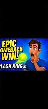 “🔥 EPIC COMEBACK WIN! | CLASH KING JZ 🎾” #mobilegaming