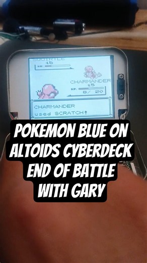 POKEMON ON ALTOIDS CYBERDECK #pokemon #esp32 #cyberdeck