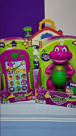 Barney Learning Phone and heart hands