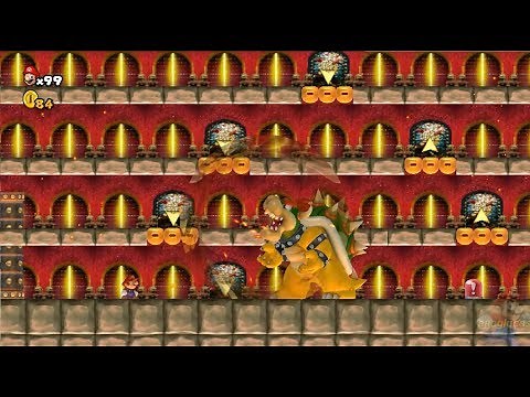New Super Mario All Stars HD: Hotel Mario REMAKE 100% Bowser's Hotel (4/4)