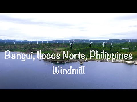 Bangui, Ilocos Norte, Windmill |4K cinematic drone video
