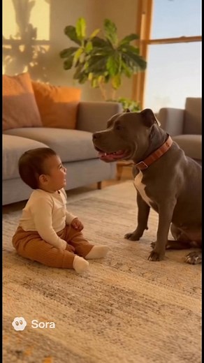 #facebookreel #bebes #feliz #pitbull | Captado en Cámara MX