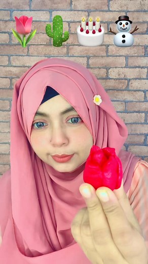 39K views · 393 reactions | Emoji Eating Challenge #tulip #food #foodie #eating #snowman #cake | Ajmari Vlog | Facebook