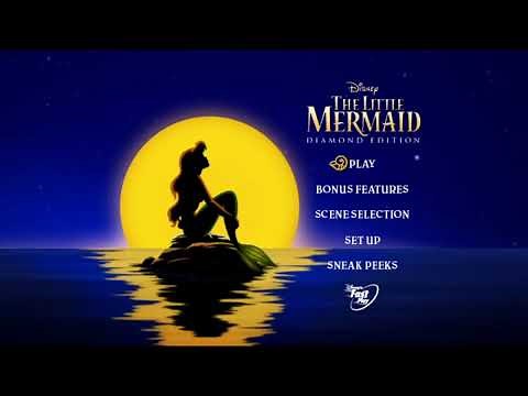 The Little Mermaid:Diamond Edition 2013 DVD Menu Walkthrough
