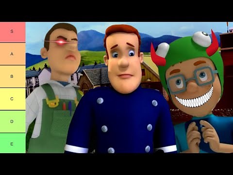 Let's Rank The BEST And WORST Fireman Sam Characters!