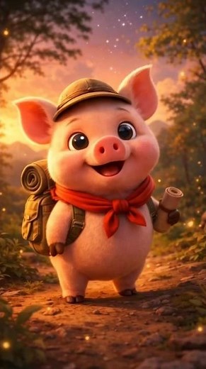 Brave Piglet Skydives & Paraglides (No Fear!) #animation #thrilling #adventure