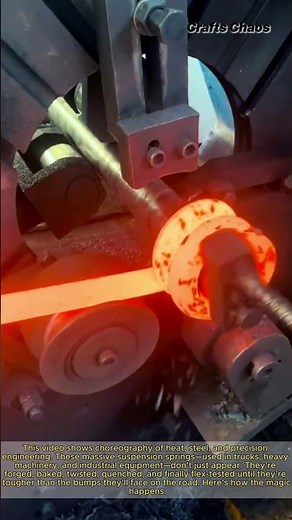 Inside the Factory: How Massive Suspension Springs Are Made