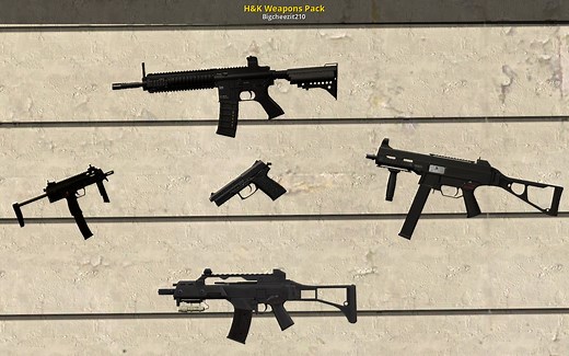 H&K Weapons Pack Mod for Garry's Mod | GMod Mods