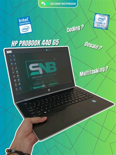 💻 ( Hp Probook 440 G5 ) Processor : Intel core i7 -8550U CPU @1.80Ghz Memory :8 GB RAM storage : 256 GB SSD screen : 14 INCH FULL HD Grafik : INTEL HD GRAPHICS 620 Body mulus terawat seperti baru, no minus OS Windows 11 Aplikasi Lengkap Siap Pakai👍 BONUS KELENGKAPAN: 1. charger 2. tas 3. mouse 4. mousepad More Info : Toko Second Notebook Jl.H.Said disamping Toko Edycom Cctv Admin📞:0851-2626-3793 #foryou #foryoupage #fyp #laptop #laptopmurah