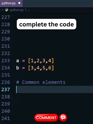 Can you complete this code #set #python