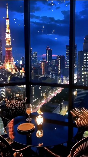 幻想的な東京の夜景を堪能する