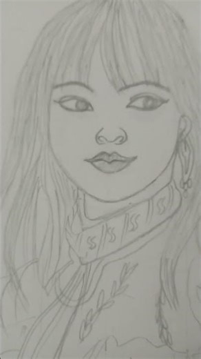 lalisa sketch 😁😁❤️ #music #remix #subscribe #drawing #technodance #artandcraft #trending #art