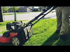 30 inch Toro Timemaster mowing WET GRASS!!