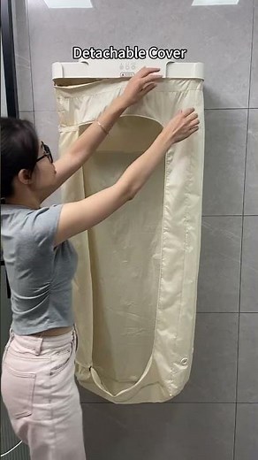 The Ultimate Portable Dryer Review: 9 Clothes in One Go! 🎥 See How It Works! #youtubeshorts #home