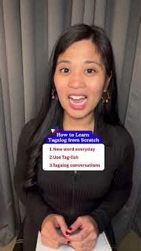 How to learn Tagalog from scratch! | Learn Filipino | Tagalog Lesson
