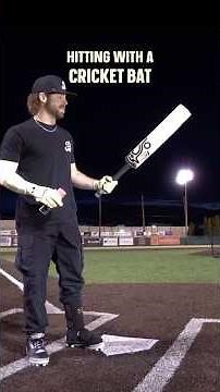 Can we hit a homer with a CRICKET BAT?