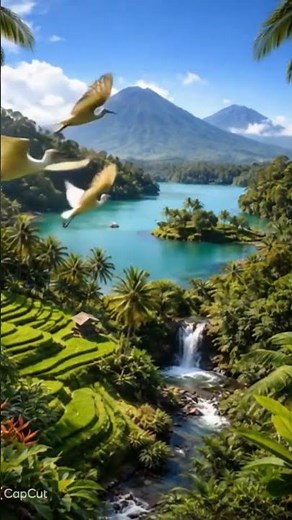 Peace You Didn’t Know You Needed 🌍 Indonesia’s Nature Is Unreal 🌿🇮🇩