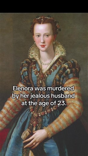 Eleonora di Garzia di Toledo married into one of the most powerful families in Renaissance Italy at around 18 years old. Her husband was Pietro de’ Medici, a man protected by name, rank, and blood. Not long after her marriage, Eleonora was accused of infidelity. There was no trial. No witnesses. And no surviving proof that she was unfaithful. In a culture ruled by honor and control, accusation alone could be enough. Eleonora died suddenly in 1576, at approximately 23 years old, inside a Medici v