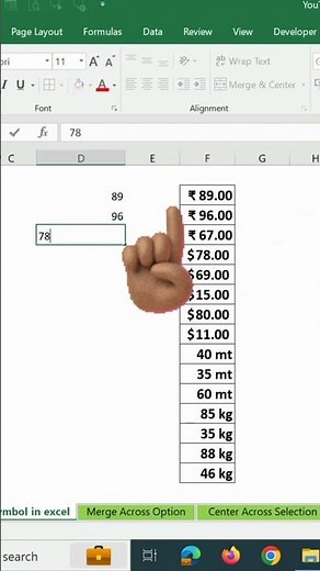 BOOM | How to remove Comma Dollar Rupees Cr Dr Symbol in Excel | Excel Shorts #shorts #excel #viral