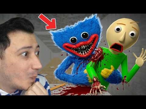 POPPY PLAYTİME BALDİ'Yİ KOLUNDAN ISIRDI! | Baldi's Basics MOD