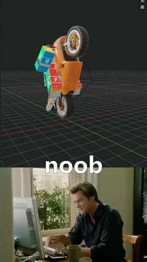 Roblox Animator: Noob vs Pro Motorcycle Wheelie 🏍️