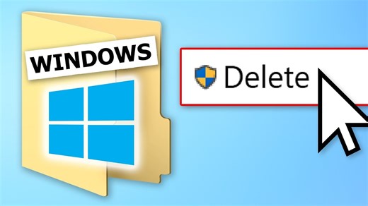 What happens if you delete the Windows folder
