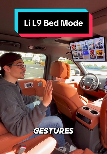 Li L9 Electric Car Transforms into a Bed