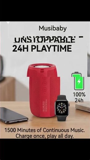 45% OFF Musibaby Bluetooth Speaker 🔊 Waterproof Portable Speaker Deal