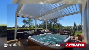 Just WOW! 🤩 Take a look at this stunning Stratco Double Pavilion Allure Patio with Stratco Ambient Outdoor Blinds installed by Totally Hammered Building & Carpentry in Goulburn NSW! ✨ The Stratco Pavilion Allure Patio offers you the very best in all-season alfresco living with remote controlled opening louvres and a flat ceiling appearance when closed. It's brilliant for rain, shade and ventilation control anytime of the year. Maximise your outdoor enjoyment and genuinely extend your outdoor li