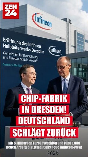 Infineon Opens New Chip Factory in Dresden – Merz Sees a Signal for the Future