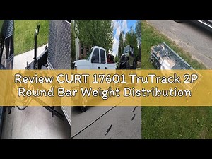 Review CURT 17601 TruTrack 2P Round Bar Weight Distribution Hitch with 2X Sway Control, Up to 10K, 2