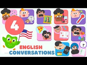 🇺🇸 4- Duolingo English Stories | Easy English Conversation for Beginners