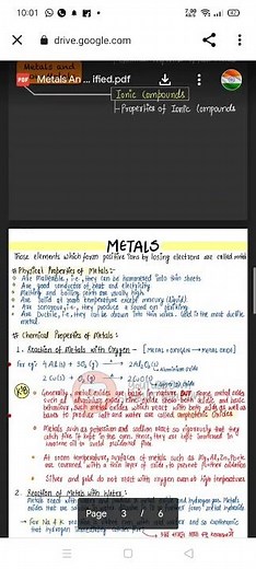 Metals and Non Metals class 10 notes by Shobhit Nirwan #class10notes #notes #cbse #shobhitnirwan