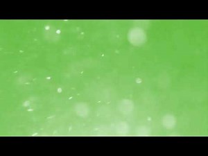 Green screen bokeh particles