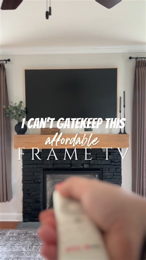 🚨 CURRENT ON SALE 🚨 tap follow & comment SHOP to get the link to this affordable TV ! 📺 This was NOT in my bingo card but here we are 🎲 TBH we saw this TV on someone’s reel & decided to investigate 🤔 Turns out — this TV has way more perks than the OG and it’s literally more than half the cost 🤯 ✨ No bulky box ✨ No subscription needed ✨ Magnetic frame (comes with it) for the art look …all for a fraction of the big brand cost 🙌 Yup — if you didn’t know, the other TV requires all the above �