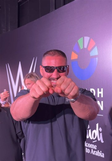 WWE Superstar #bronbreakker has a special message for his fans 🔥 #WWENOC #WWE #NightOfChampions #WWERiyadh
