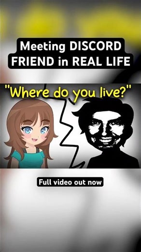 MEETING A DISCORD MOD in real life #animation #animatedstory #funny