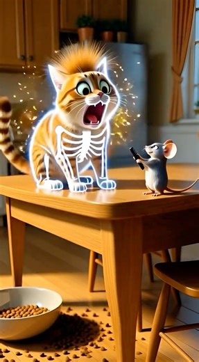 Funny Cat vs Mouse Gets WILD ⚡ Remote Shock! (Part 3) Lofi & Mofi #Shorts #funnycat #ai