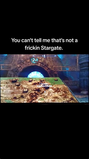 Please excuse my raging nerdiness. (This is the travel room for the Clockwork Castle Mod) #Skyrim #Stargate #clockworkcastle