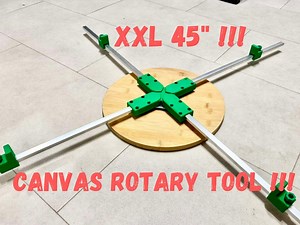 XXL Canvas Rottary Tool Acrylic Pouring up to 35" Width - Etsy