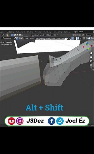 como unir 2 objetos Blender TUTORIAL🔥🔫