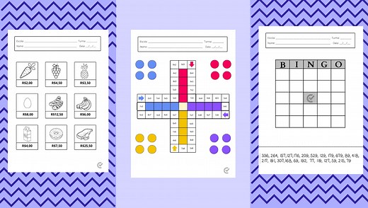 16 Jogos Pedagógicos de Matemática para Imprimir