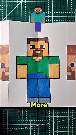 How to draw Steve (Minecraft)#minecraft #drawing #steve