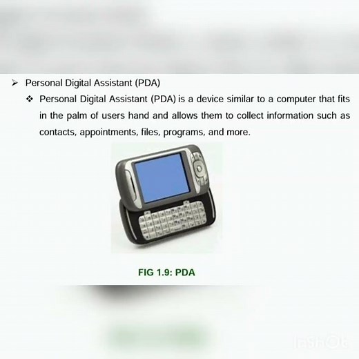 Personal Digital Assistant (PDA)