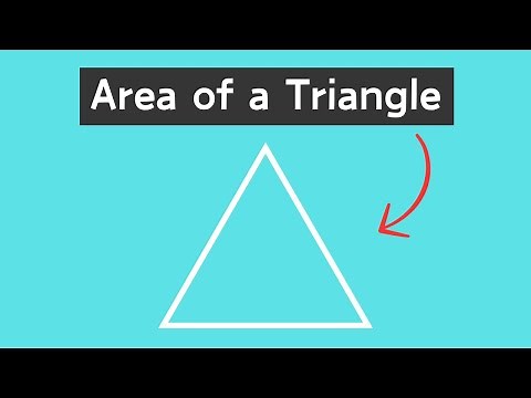 How to find the area of a triangle.