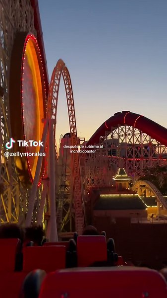 The Loop Reaction on Incredicoaster at Disneyland